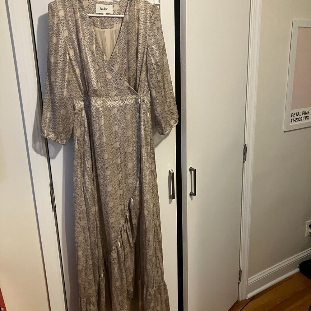 ba&sh Metallic Maxi Dress - Picture 2 of 5